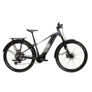 Bicicleta electrica Kross Influx Suv Hyb 6.0 800 29" grafit/argintiu lucios
