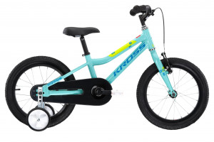Bicicleta Kross Mini 4.0, 16 inch celadon / blue / lime green / glossy
