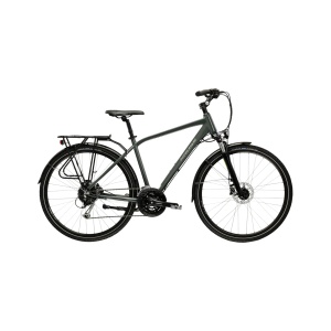 Bicicleta Kross Trans 8.0 grey / silver / glossy