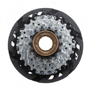 Bloc de pinioane pe filet Shimano MF-TZ510-6, 6 VIT., 14-16-18-21-24-28T, cu protectie spite