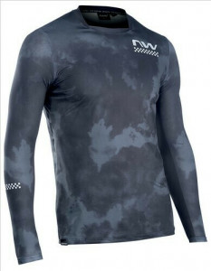Bluza Northwave Bomb, maneca lunga, gri/gri