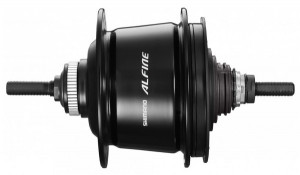 Butuc cu viteze interne Shimano Alfine SG-S7001-8 8v 36h 135x187mm center lock negru
