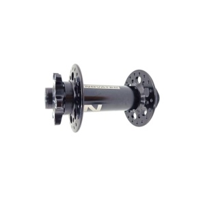 Butuc fata disc Novatec D101SB, 3 in 1, alu, 2 rulmenti, OLD135mm, QR9x143x135mm / Thru axle 15mm, 36h, negru, pentru fat bike, OEM