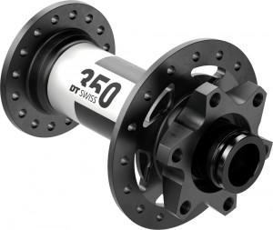 Butuc fata DT Swiss 350 MTB Disc Brake 110MM/15MM TA BOOST, IS 6-BOLT, 32-HOLE