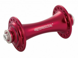 Butuc fata Quanta 599F, alu, 32H, ax QR M9x100x108mm, rulmenti, negru