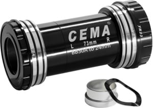 Butuc pedalier CEMA pentru SRAM GXP, Stainless Steel, 24 - 22 mm