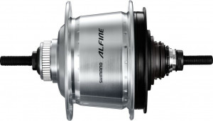 Butuc spate Shimano Alfine SGS70018AL 8V, 36H, disc, silver, w/o accessory