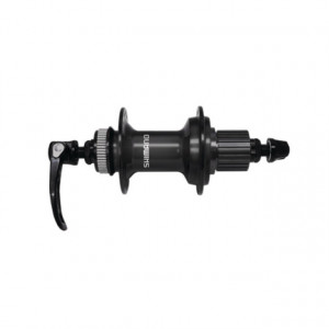 Butuc spate Shimano FH-MT500-B, 36H, 12 vit., old 141mm, QR 174mm negru