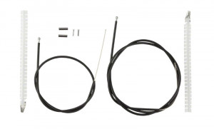 Cablu/Camasa pt .frana Shimano road BC-1051 fata & spate cabluri 1250/1400mm camasa neagra 670/800mm