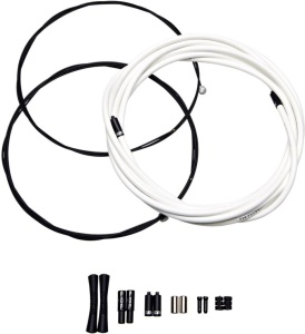 Cablu frana SRAM SlickWire, Pro, Road, camasa 5 mm, alb