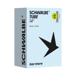 Camera SCHWALBE AV2S, 14x1.10-1.50", 32/40-254, AGV 40mm