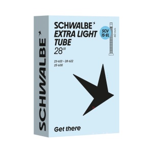 Camera Schwalbe Scv15-EL Extra Light 28 Inch 23/28-622/630 SCV Neagra 60mm