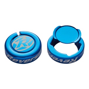 Capace Mansoane Reverse Chip-Barends Pentru Lock-On-Grips, 2 Bucati, Blue