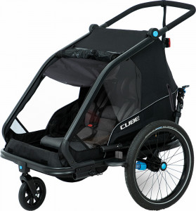 Carucior Transport copii Cube Double CMPT negru