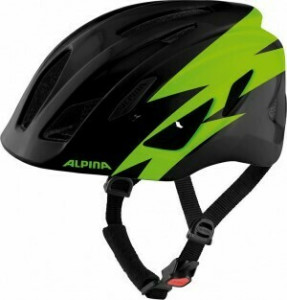 Casca copii Alpina Pico, black-green-gloss