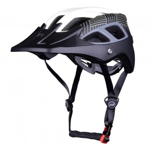 Casca Force Aves MTB E-bike Alb/Negru Mat