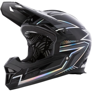 Casca O'NEAL FURY Helmet, RAPID, Sistem Inchidere Fidlock, Standard de Sigurata EN1078 ,Culoare Negru - Chrome
