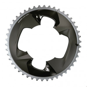 chain ring Sram Force Road 2x12 speed 00.6218.015.002 polar grey,46 teeth,alu.