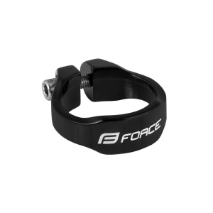 Colier Force 34.9mm al. negru