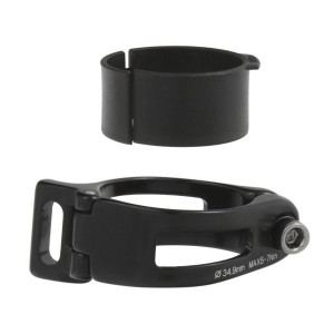 Colier pentru schimbator fata 34,9mm cu adaptor 31,8mm
