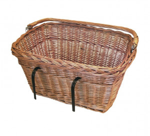 Cos bicicleta carlig Basil Davos 33.5x48x25.5cm,natural tone