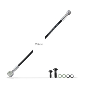 Disc Braking Tubing For Bosch ABS, front, Caliper To ABS Control Unit,,550 mm, Incl. Accessories
