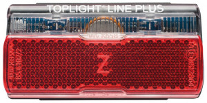Dynamo LED rear light - Toplight Line Plus w.side light 80mm