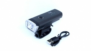 Far Eastpower EBL-046, 1led, 150lumeni, 4functii, senzor luminozitate, baterii negru