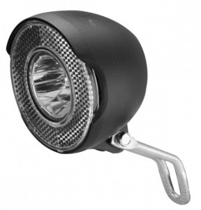 Far Velotech pentru dinam 15lux negru