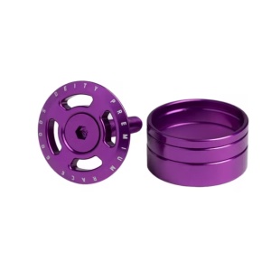 Floare Furca cu Capac DEITY Crosshair cu Distantiere - Purple