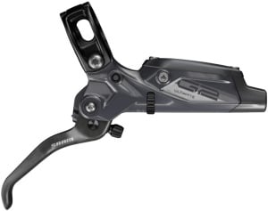 Frână hidraulică pe disc SRAM G2 Ultimate, 4 pistoane, manetă carbon, orientare spate, lungime furtun 2000 mm, Gri