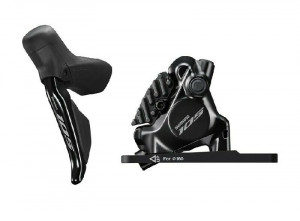 Frana pe disc set asamblat SHIMANO J-KIT, 105 ST-R7170(L) BR-R8170(F), hidraulica, pt. rotor 160mm, placute resin (cu aripioare de racire), furtun SM-BH90 1000mm, negru,