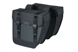 Geanta dubla Basil Tour, 34X14X34 cm, 28 L, rezistent la apa, grey