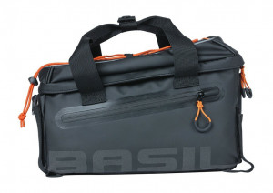Geanta portbagaj spate Basil Miles Tarpaulin black/orange, 32x20x20.5cm