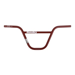 Ghidon BMX, Sunday Bar Brett Silva 9.25", 12° BS, 2° UP gloss dark brick red
