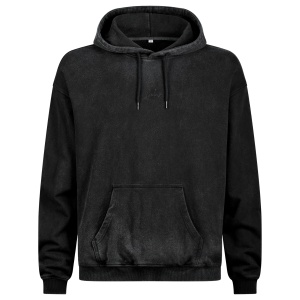 Hanorac CUBE Script GTY Fit, Gri Prespalat