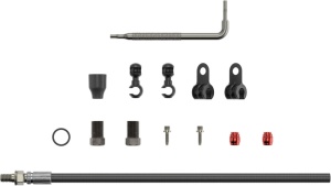 Kit furtun hidraulic SRAM Road, pentru frâne disc, MTB, negru/alb