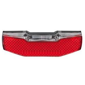 Lumina spate LED AXA Blueline St Steady, Dinam, 6V E-Bike, Montare portbagaj 50mm