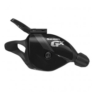 Maneta schimbator GX 10V, right Black, with clamp