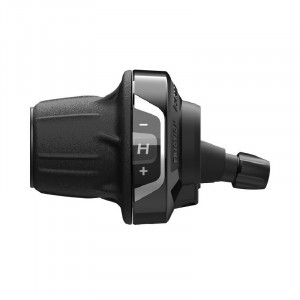 Maneta schimbator Shimano Revo Shifter SL-RV400-LN, stanga, 3-vit, cablu 1800mm, cu optical display, ambalat ind.