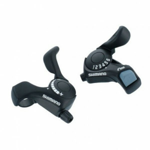 Manete schimbator Shimano Tourney SL-TX30, 3vit (Friction) cablu 1800mm x7 vit, cablu 2050mm (ASLTX30LFBT / ASLTX30R7AT) Bulk (RS)