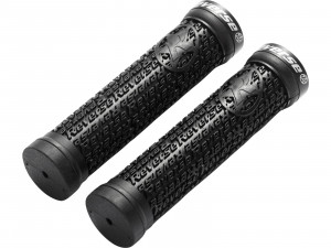 Mansoane REVERSE Griff Stamp Single Lock-On 30mm x 135mm negru-negru