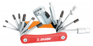 Multitool Unior Euro17 RED, 17 FUNCTIONS, 1655EURO17-US