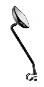 Oglinda bicicleta M 88L Black Alu, prindere stanga/dreapta