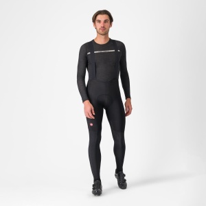 Pantaloni lungi cu bretele CASTELLI Competizione, Negri