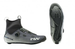 Pantofi Northwave Road Celsius R Arctic GTX winter, gri carbon/lucios