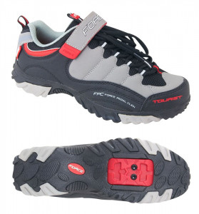 Pantofi Tourist Force negru/gri/rosu