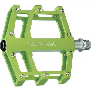 Pedale Exustar MTB/BMX/Enduro CNC verzi