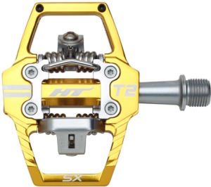 Pedale HT Components HT-T2-SX, Auriu