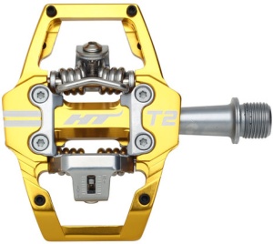 Pedale HT Components T2, Auriu